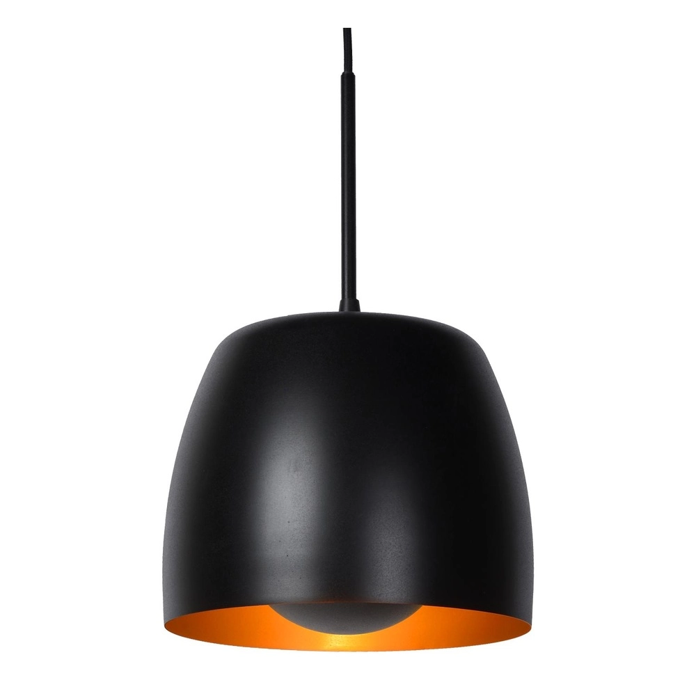 3-lichts hanglamp Nolan zwart Lucide 5411212302892