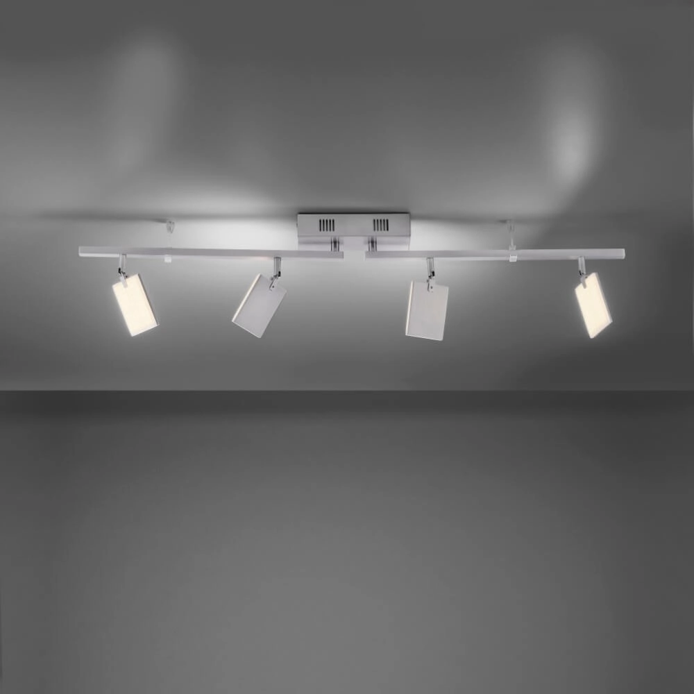 Plafondlamp Pure Mira 4-lichts aluminium Paul Neuhaus 4012248358870
