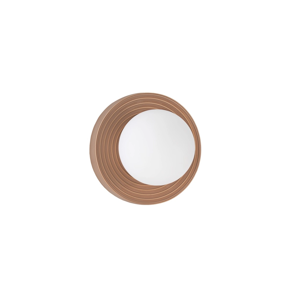 Wandlamp Orbique karamel Ø 22cm Lyora 5212017483898