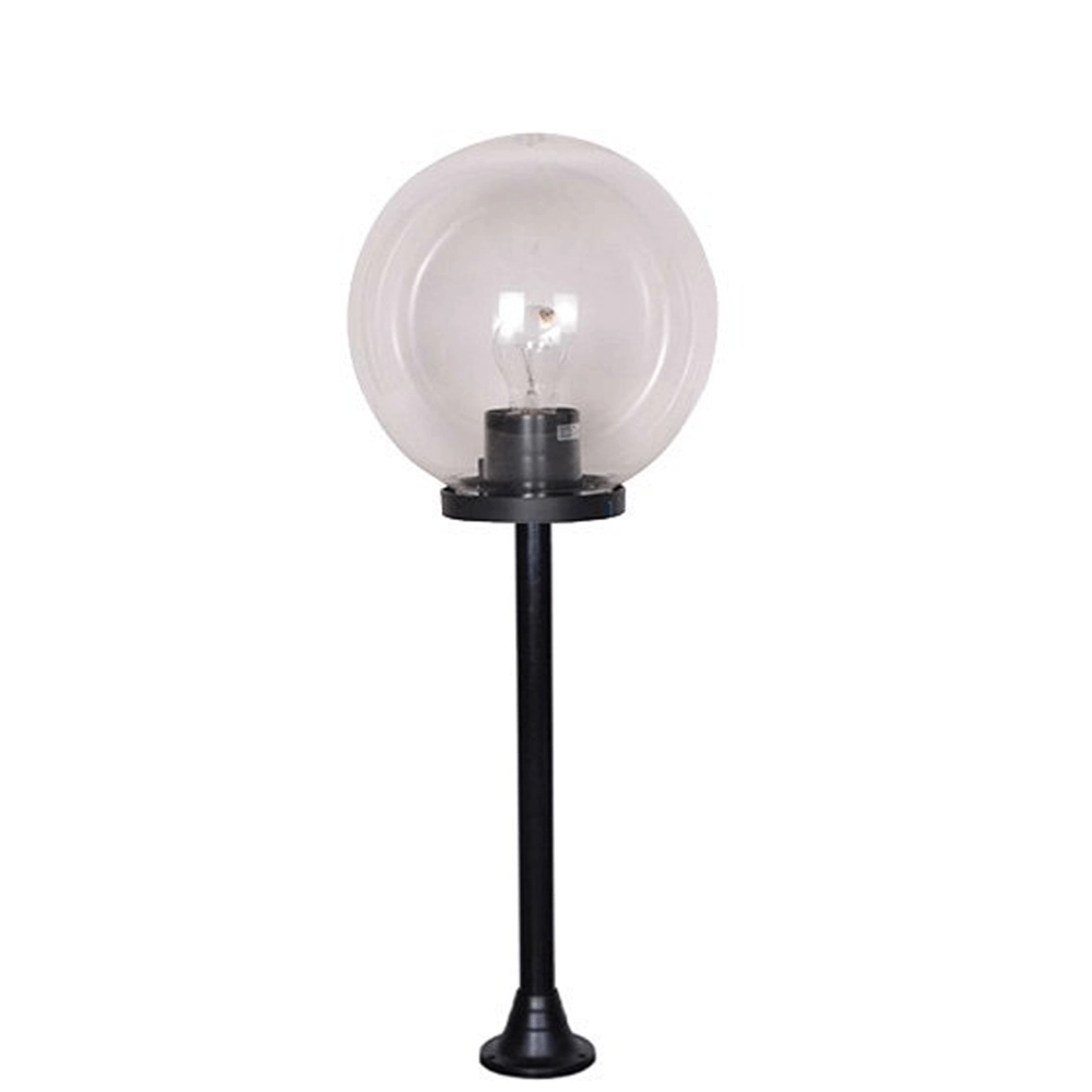 Tuinlamp Globe Bolano 131cm. staand clear