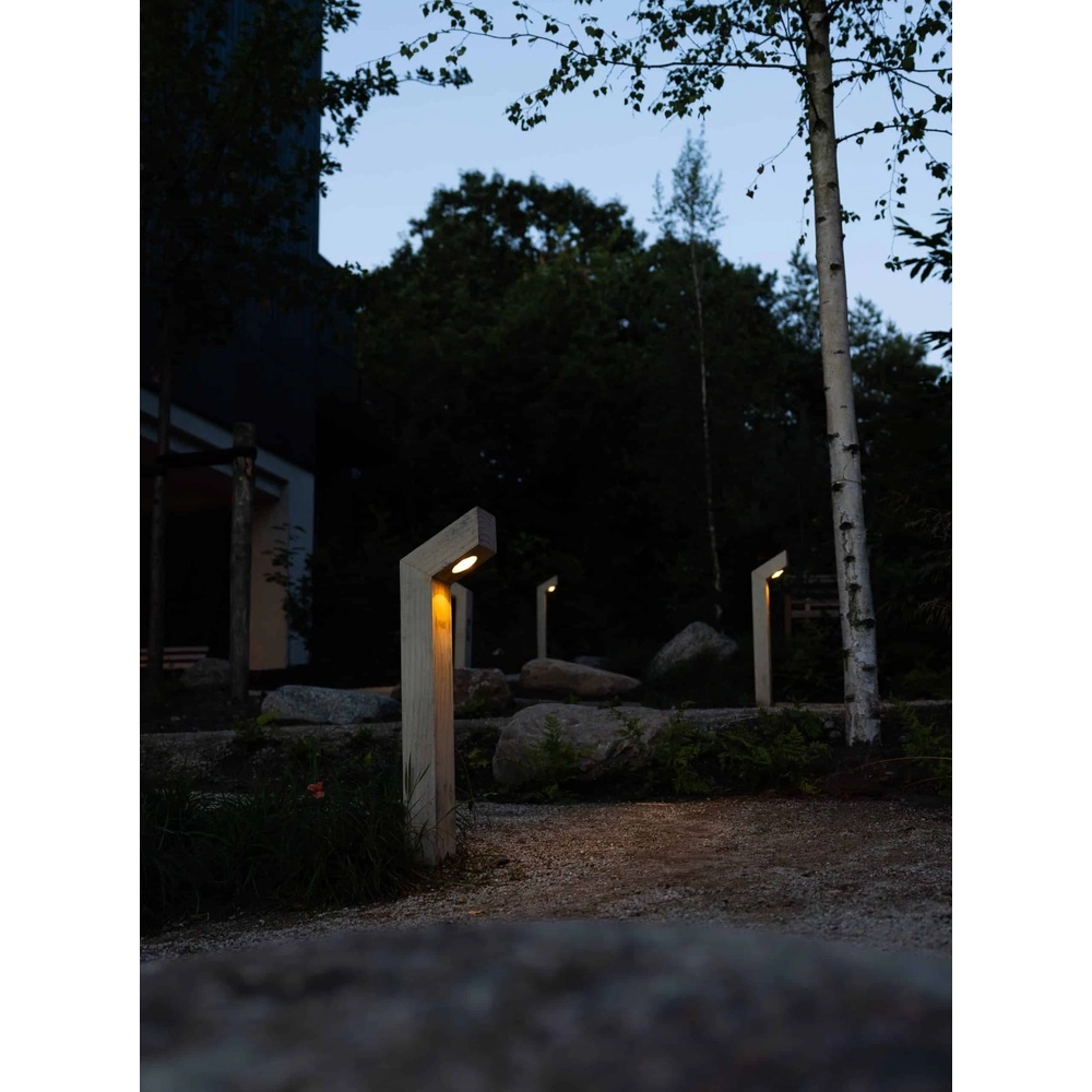 Houten padverlichting Punto Accoya - 80cm - 2700K Timberlab 8716803514096