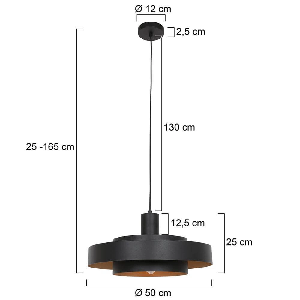 Hanglamp Flinter houtlook Steinhauer 8712746177725