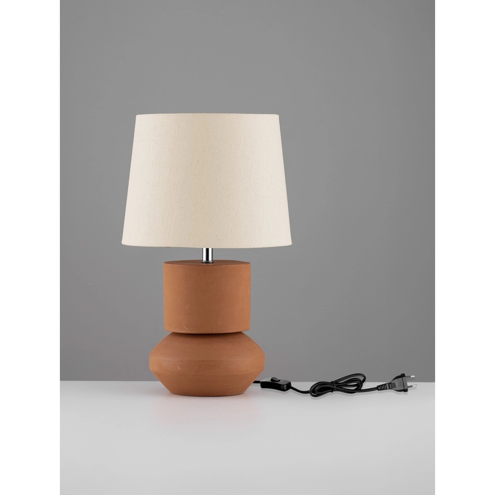 Tafellamp Izumi terracotta Lyora 5212017468147