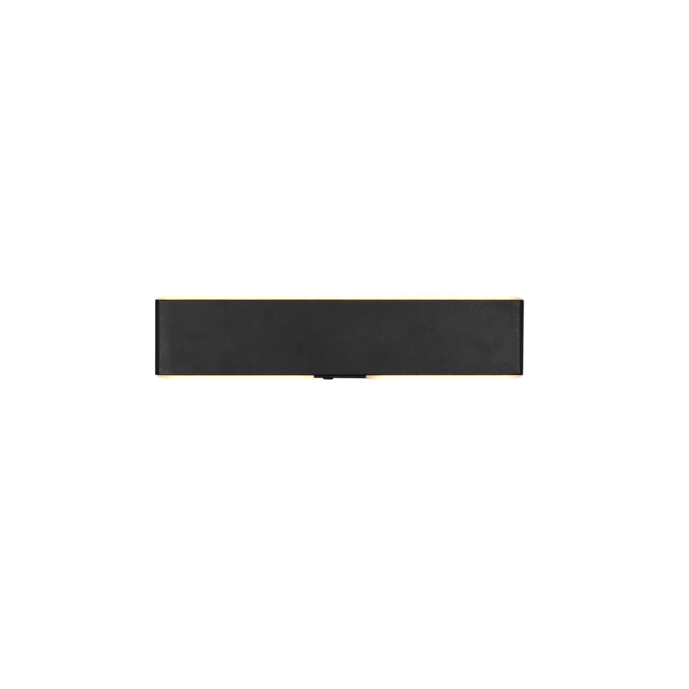 Moderne wandlamp Conchita zwart 32cm Trio 4017807655643