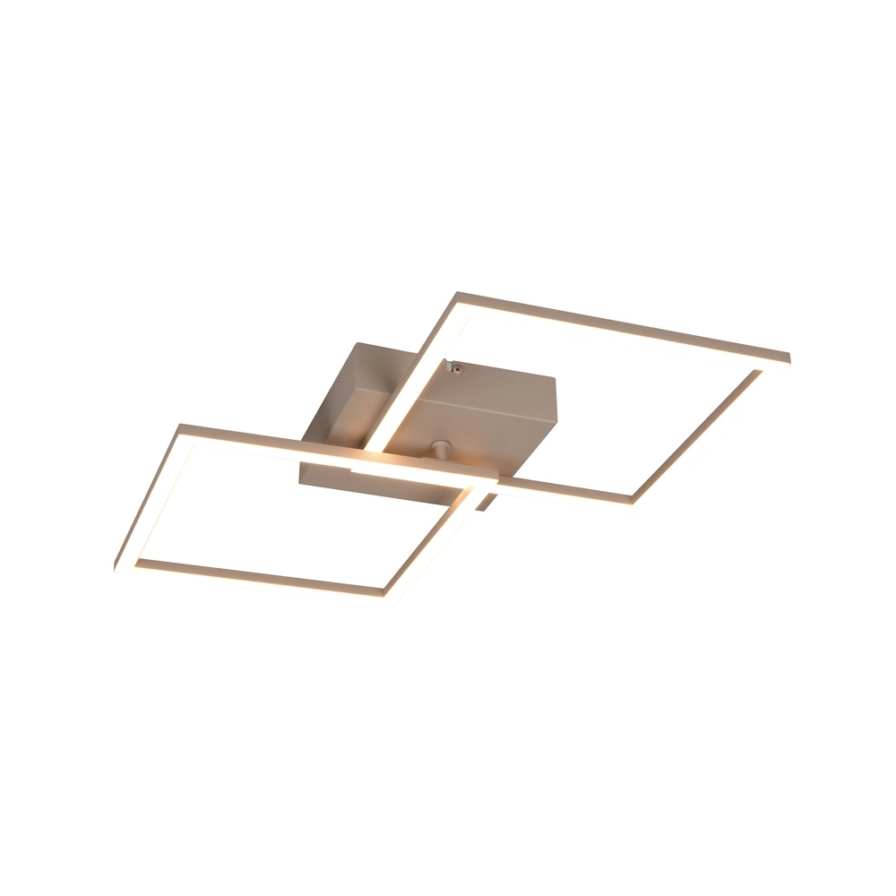 Moderne plafondlamp Trail 60cm zand bruin