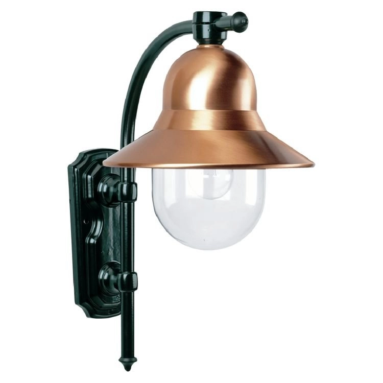 Klassieke buitenlamp Toscane koper