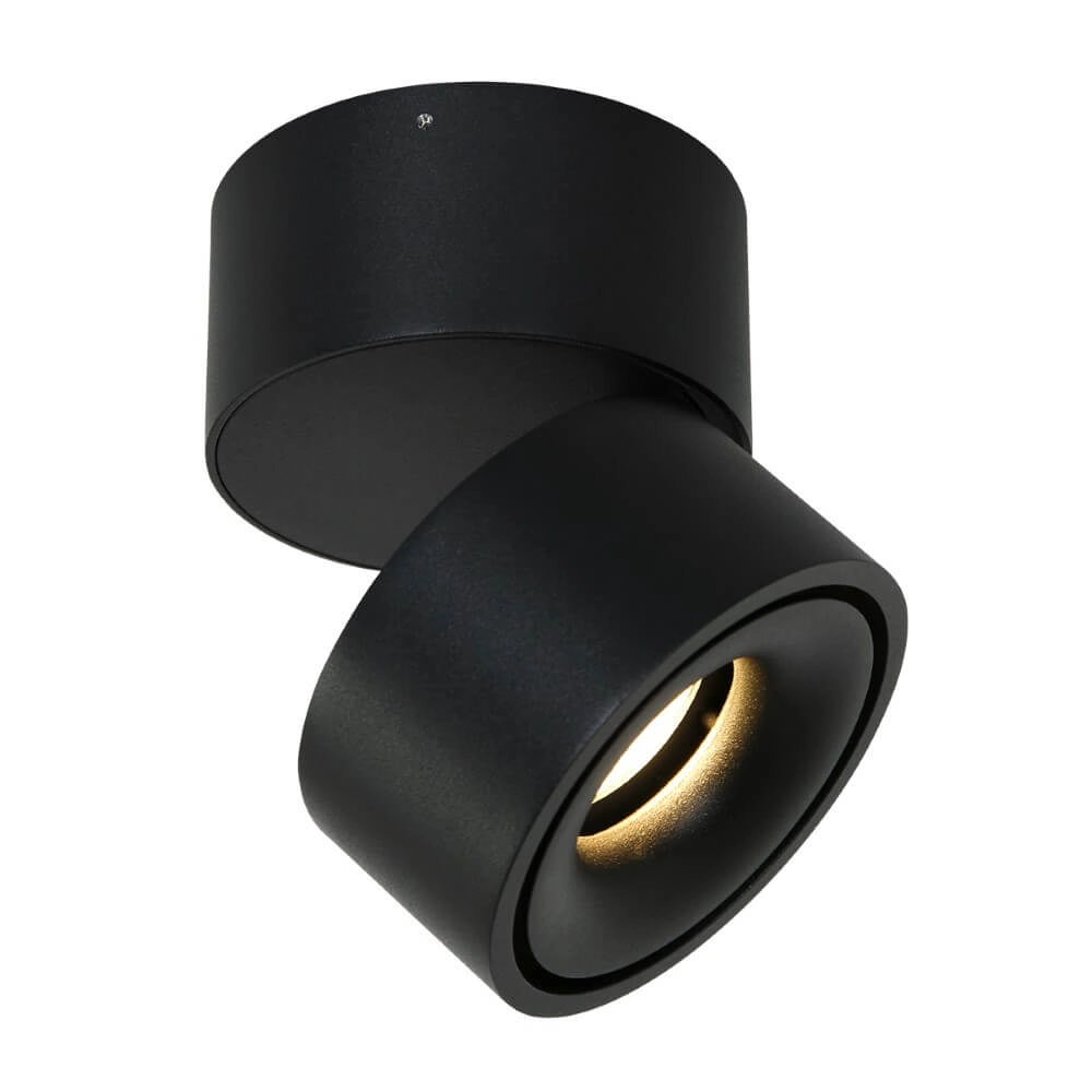 Strakke opbouwspot Fez Black zwart Steinhauer 8712746132496