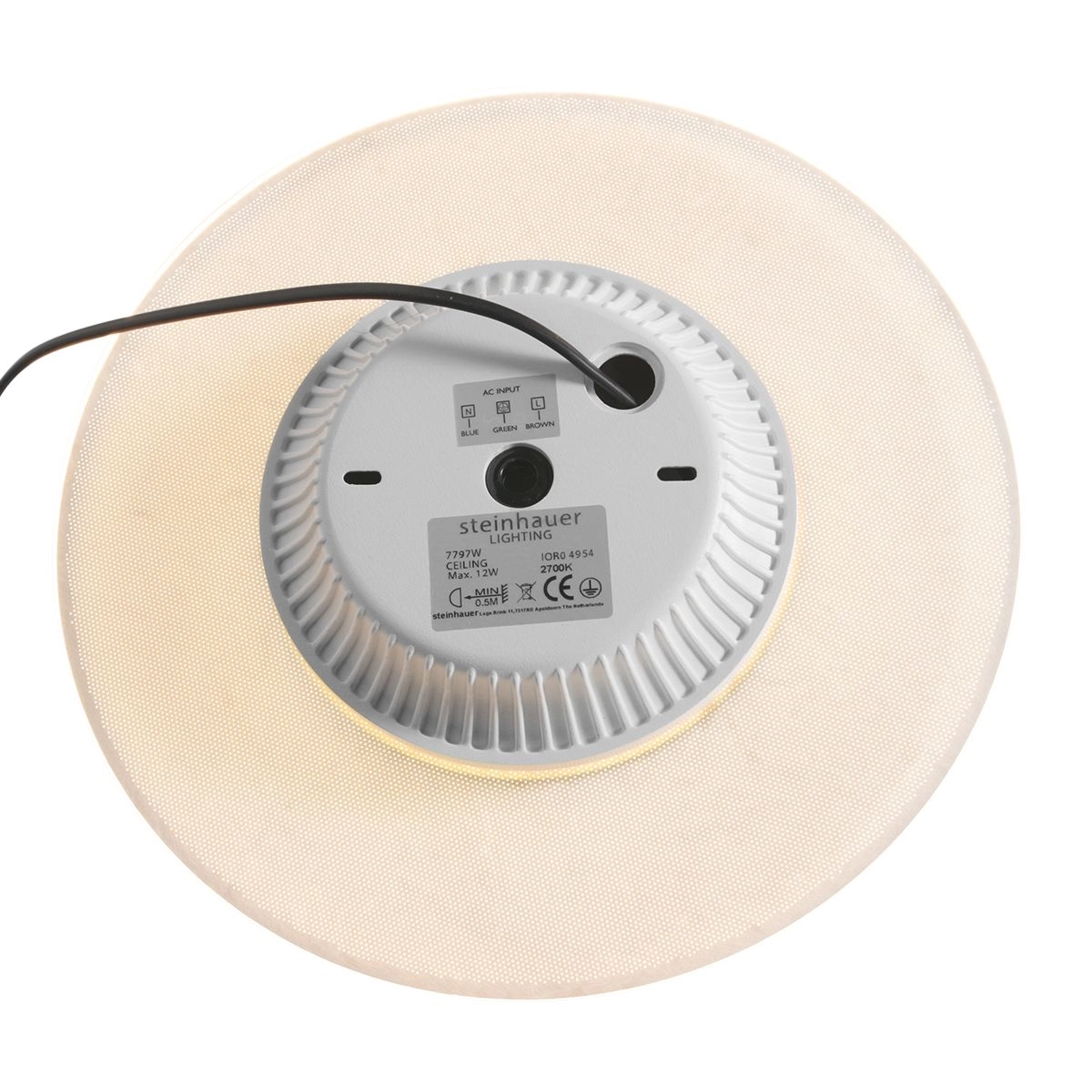 Plafonniere Lido Ø 28cm Steinhauer 8712746180138