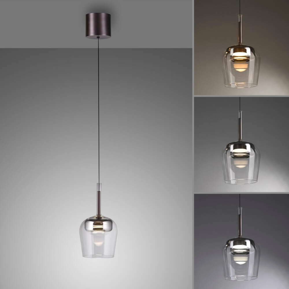 Hanglamp Q-Kon zilver Paul Neuhaus 4012248383865