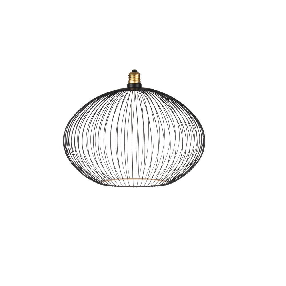 Unieke lichtbron Floating Filo zwart - 6W - E27 - 450lm - 2200K - Ø 30cm