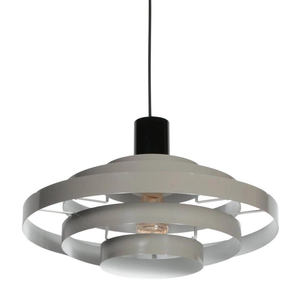 Design hanglamp Halo Cirque grijs Ø 50cm