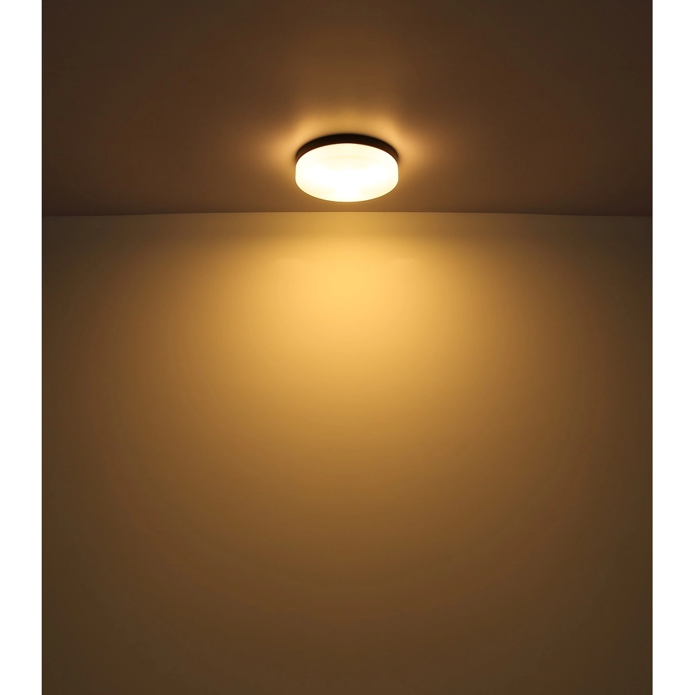 Design plafonniere Vranos zwart voor buiten Ø 24cm Globo 9007371437764