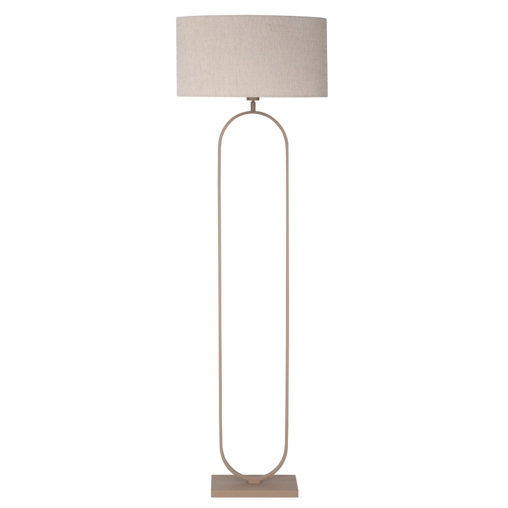 Vloerlamp Verona zand bruin