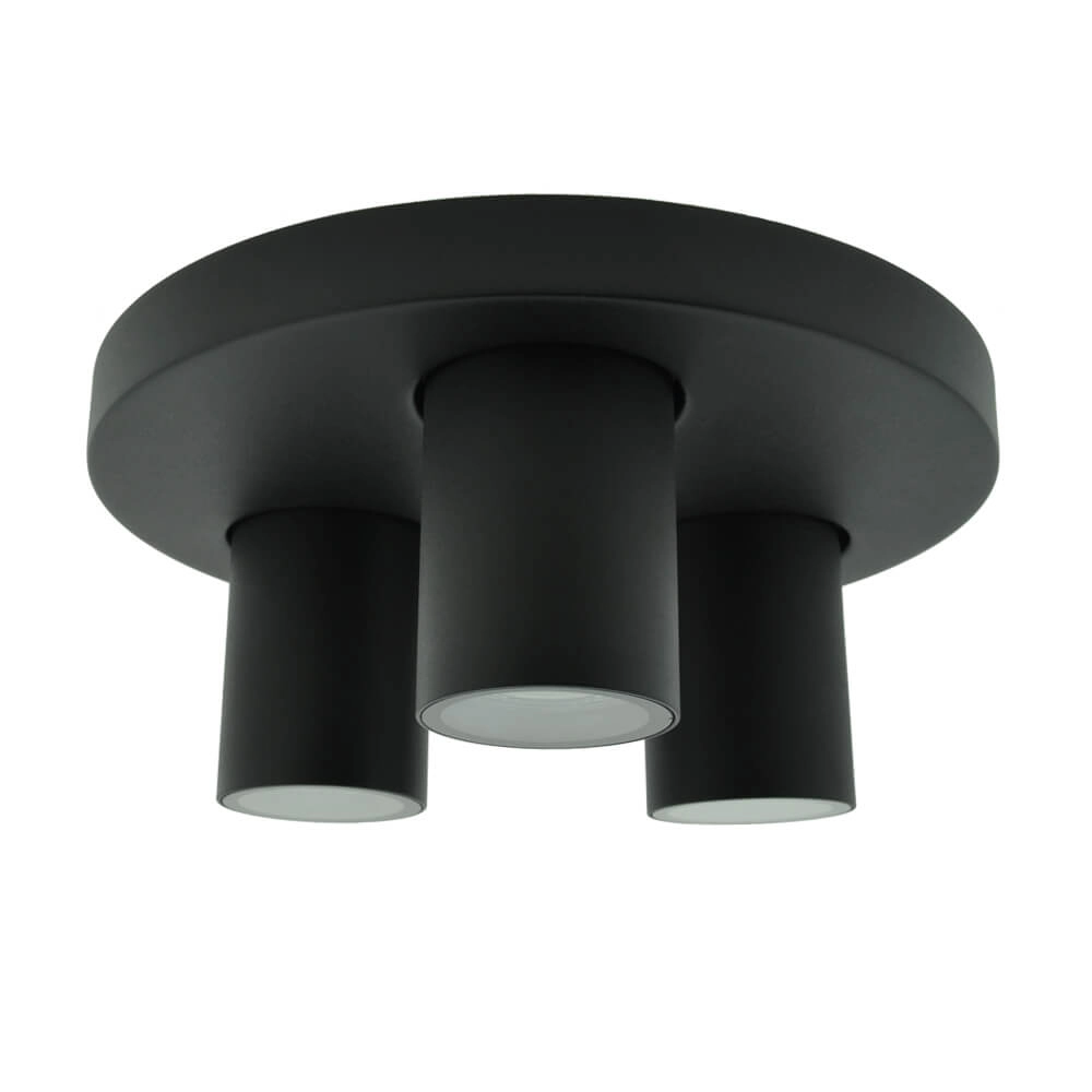 Zwarte badkamerspot Seller - IP44 3-lichts Lyora 5053423187761
