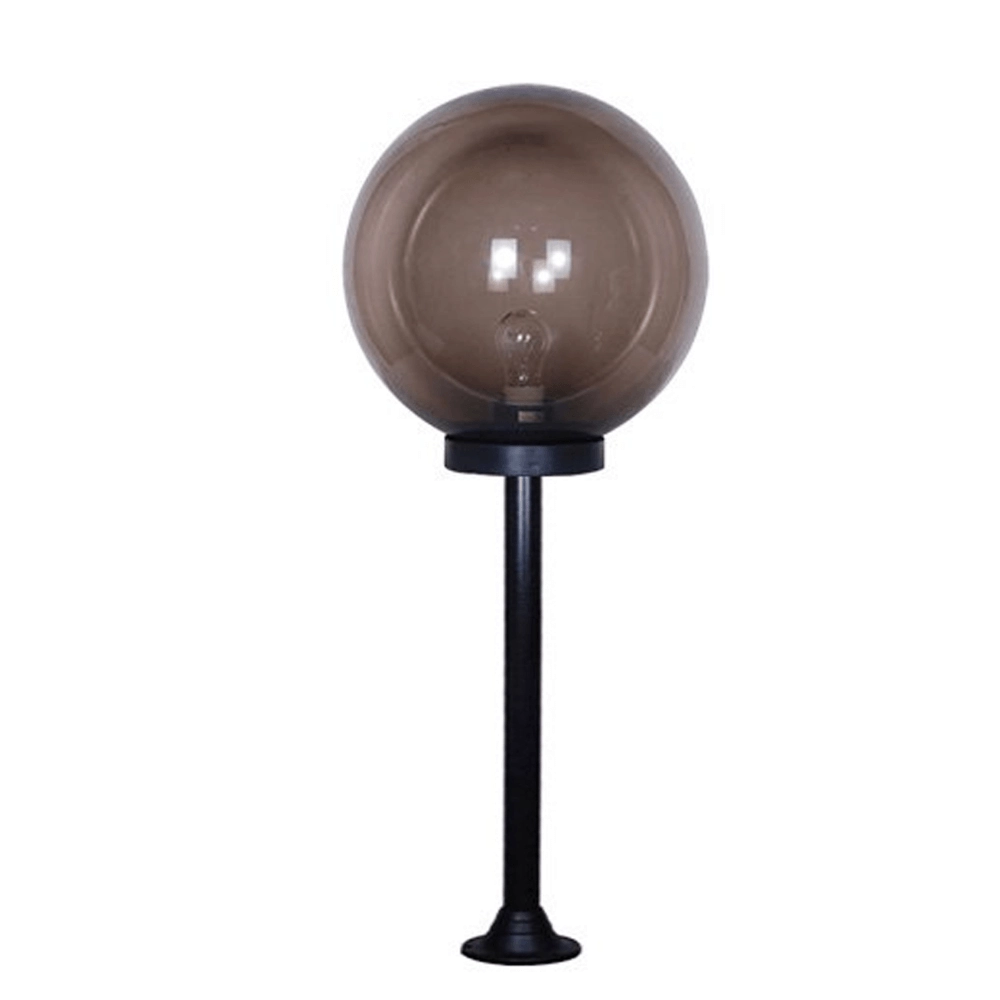 Tuinlamp Globe Bolano 191cm. staand smoke