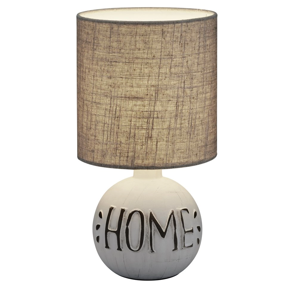 Lampenkap tafellamp Esna Home 16cm grijs
