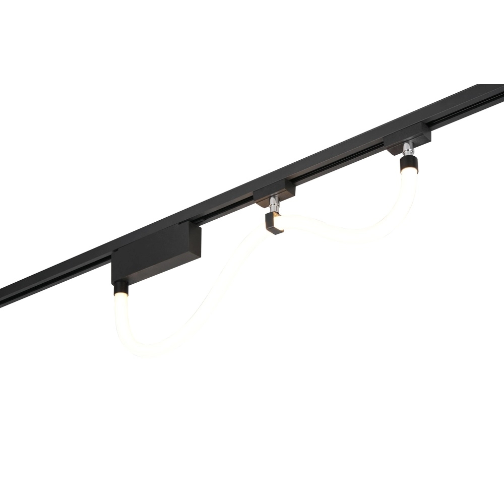 Railverlichting slang Tube zwart 92cm 2-fase