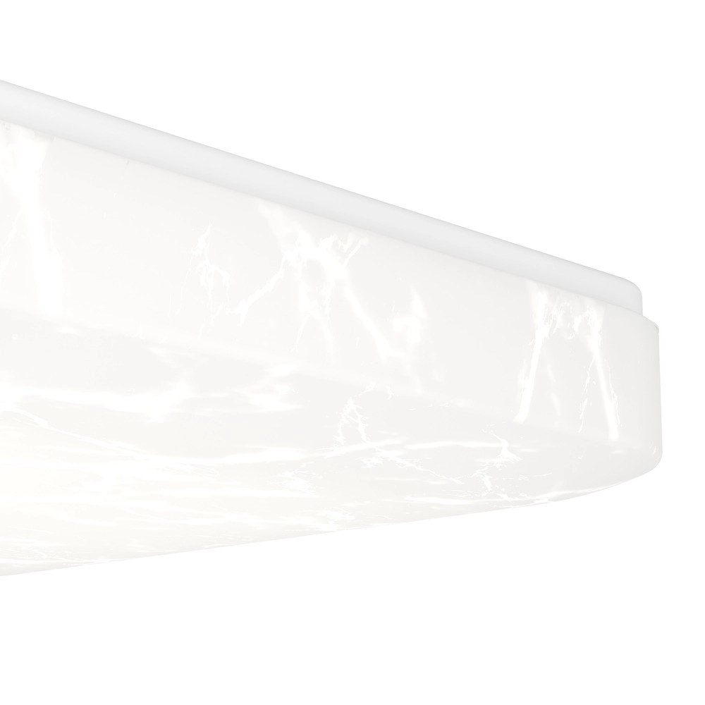 Witte plafondlamp Allerona 27 x 27cm Eglo 9008606408924
