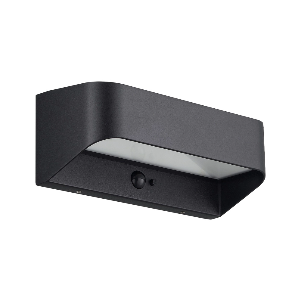 Zwarte Marcellio Solar  lamp met sensor Nordlux 5704924025570