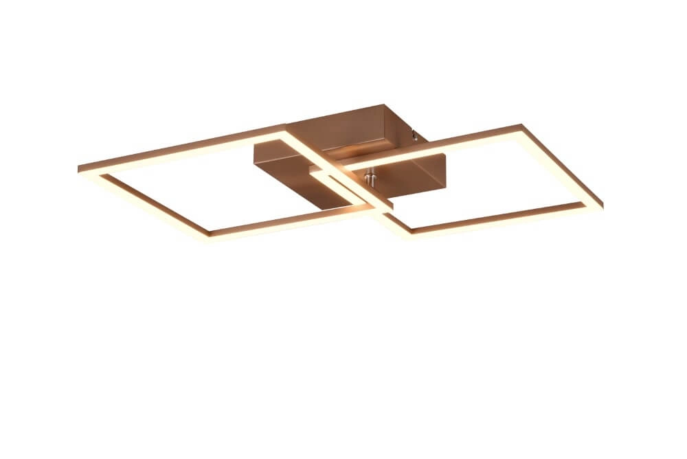 Design plafondlamp Trail bruin Trio 4017807578973