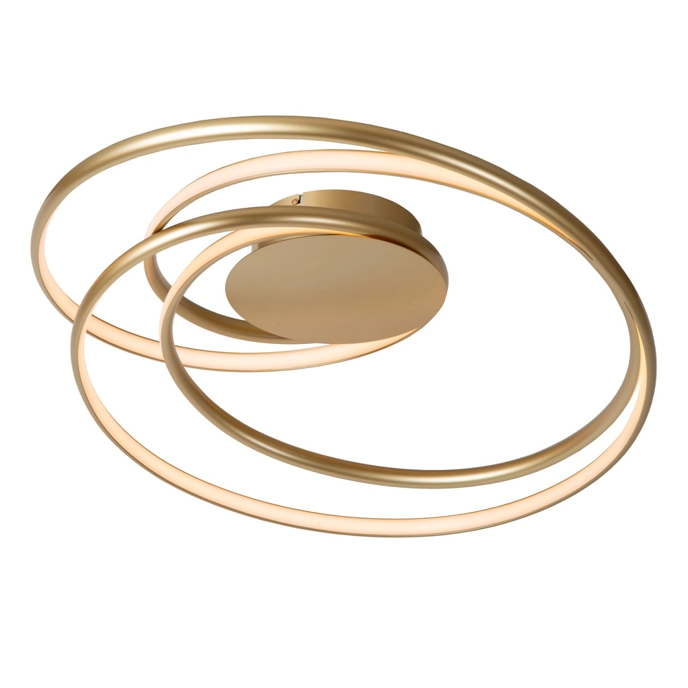 Design plafondlamp Sardana krul goud