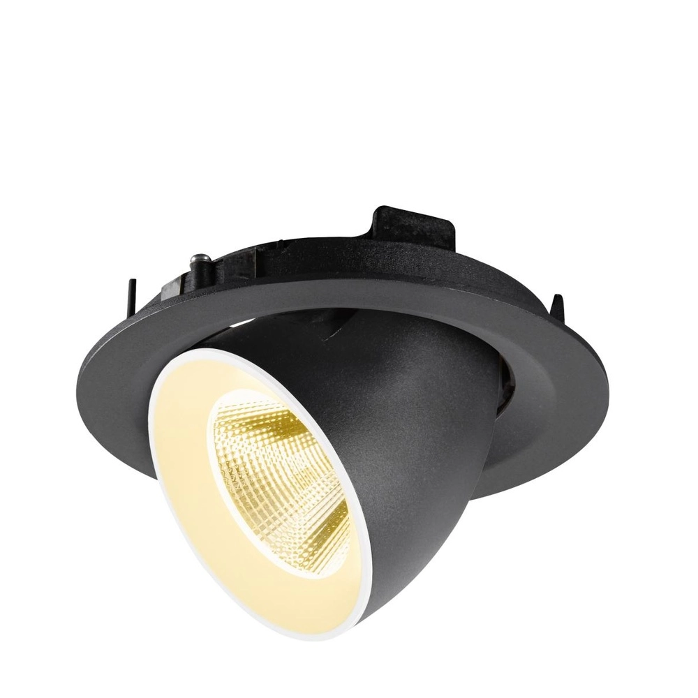 Inbouwspot Numinos Gimble M zwart/wit 3000K - 20gr SLV 4024163311946