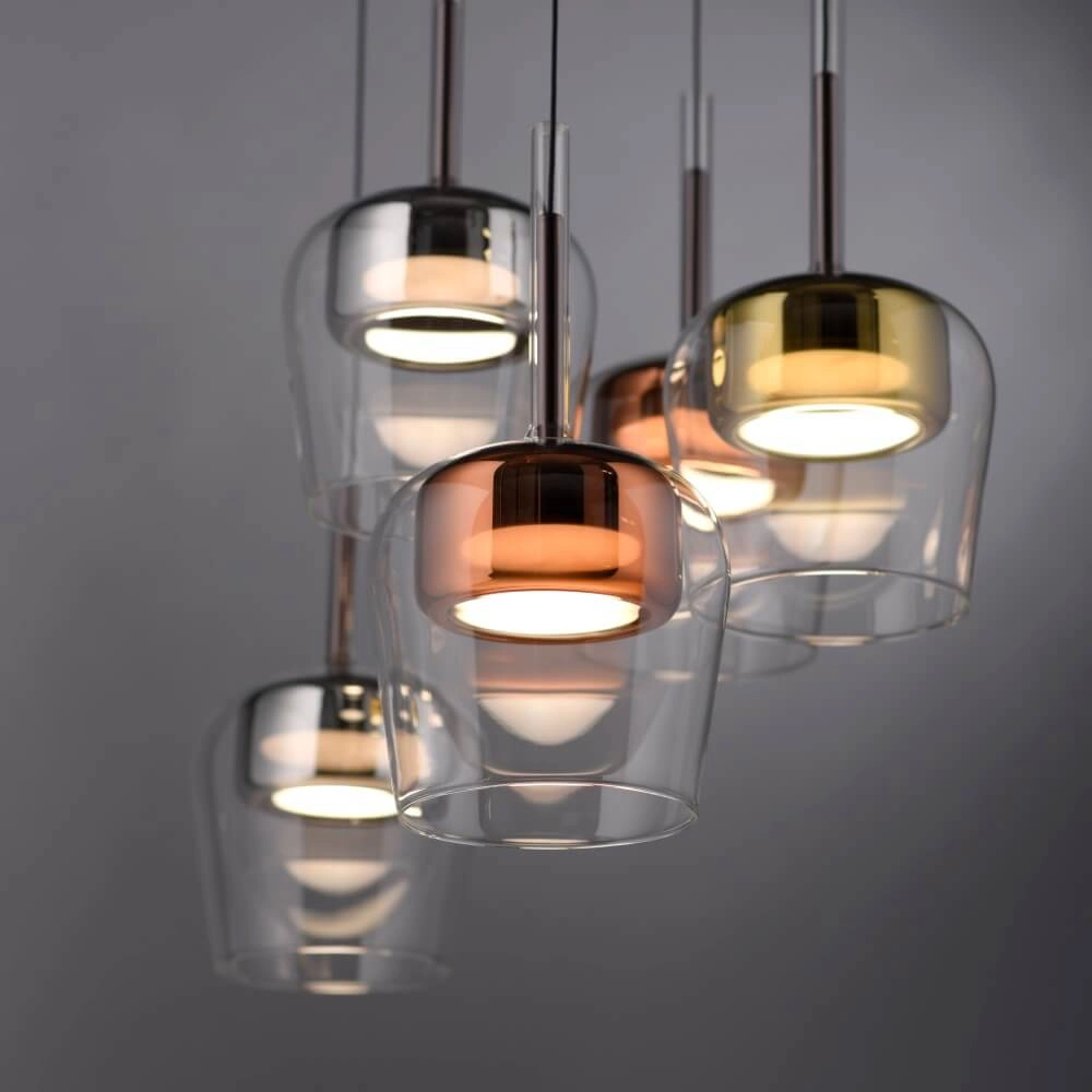 5-lichts hanglamp Q-Kon meerdere kleuren Paul Neuhaus 4012248383889