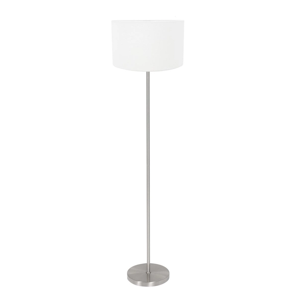 Vloerlamp Noor met kap wit