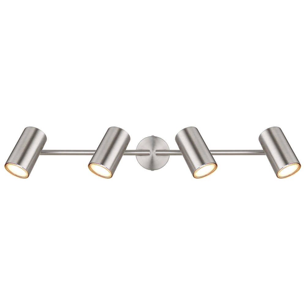 4-lichts plafondlamp Allvi nikkel Globo 9007371448777
