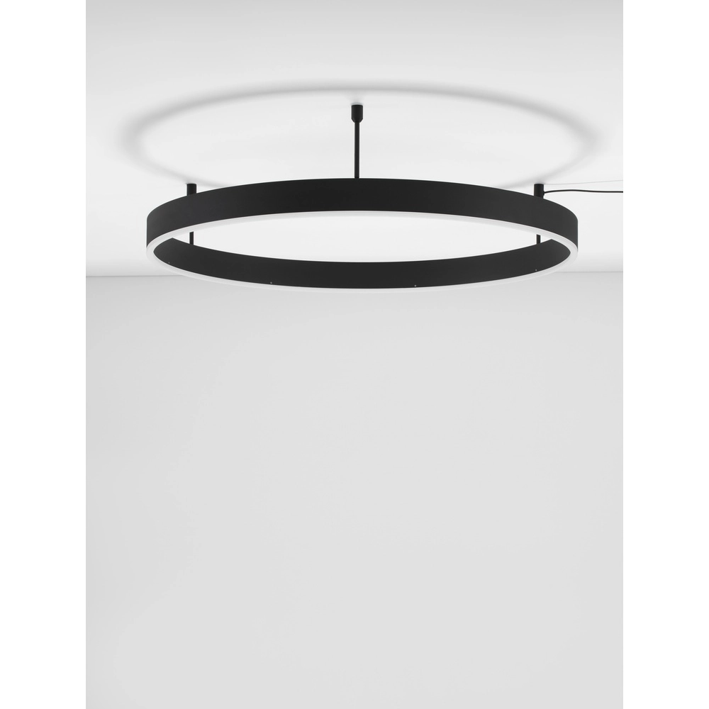 Plafondlamp Motif zwart Ø 80cm