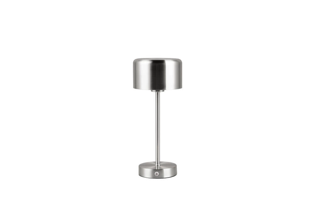 Oplaadbare tafellamp Jeff mat nikkel Trio 4017807601589