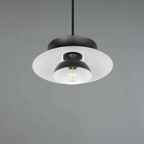 Hanglamp design Amarila zwart Ø 25cm Trio 4017807682762