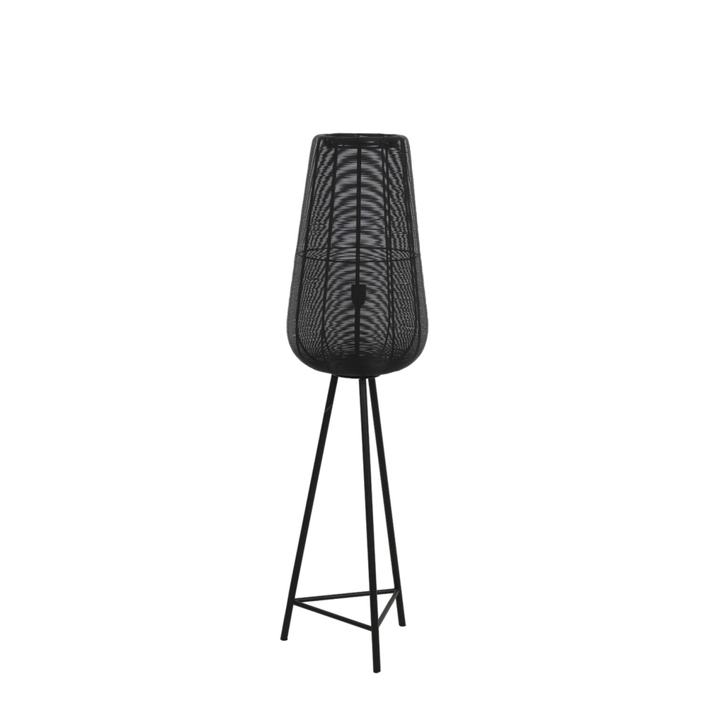 Tripod vloerlamp Adeta zwart