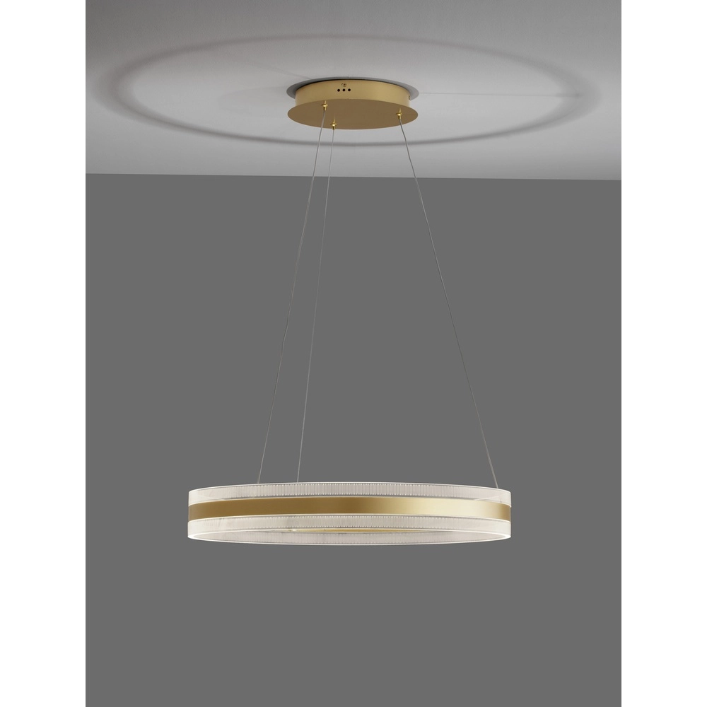 Hanglamp Agos design goud Ø 60cm Lyora 5212017439352