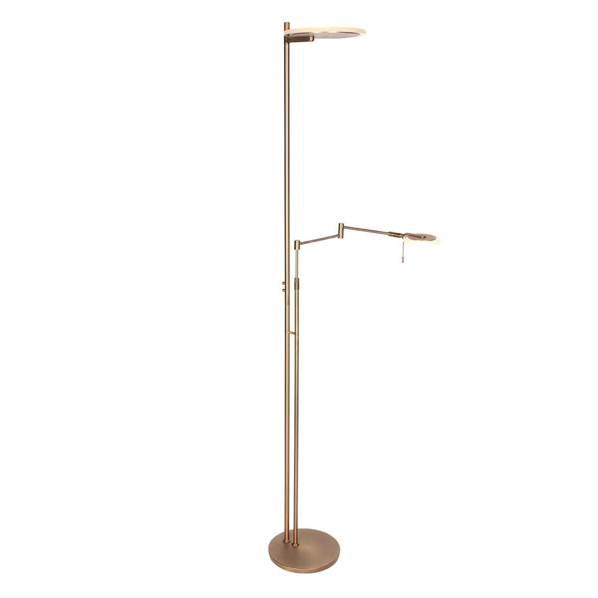 Leeslamp 2-lichts Turound design brons