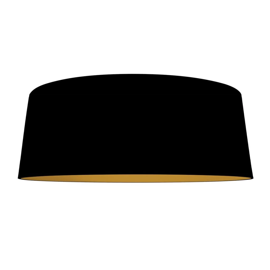 Zwarte booglamp Luma Dark met zwarte kap Ø60cm Steinhauer 8712746188011