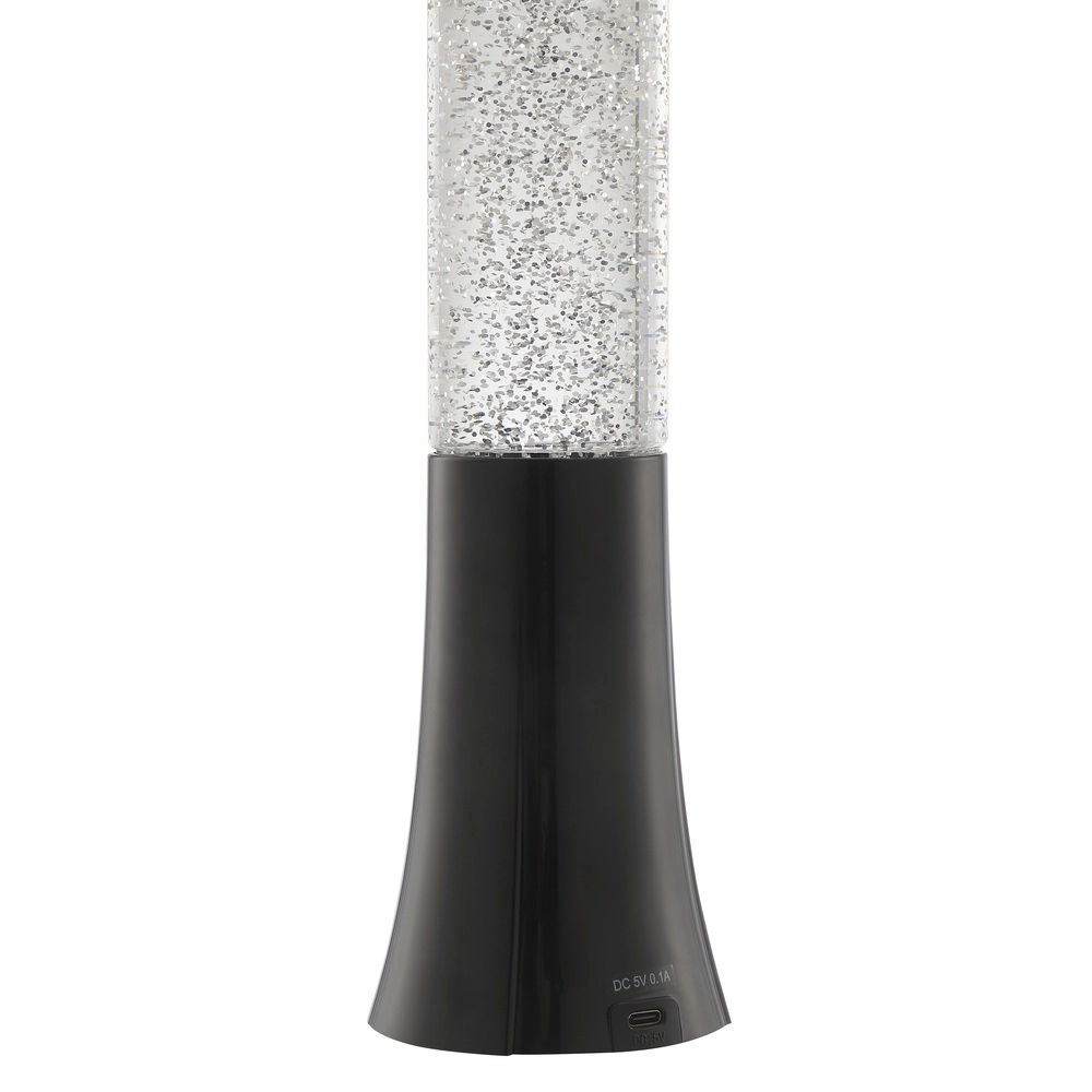 Lavalamp Glitter-Tower zwart Brilliant 4004353477454