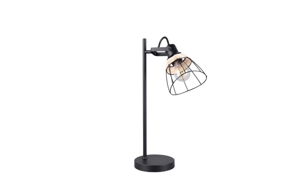 Zwarte tafellamp Jerome design Trio 4017807637724