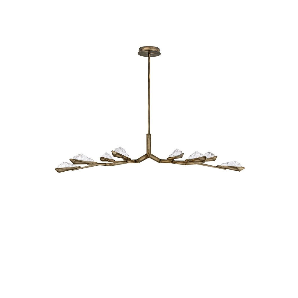 Antieke hanglamp Greta antiek messing 172,5cm Lyora 5212063500341