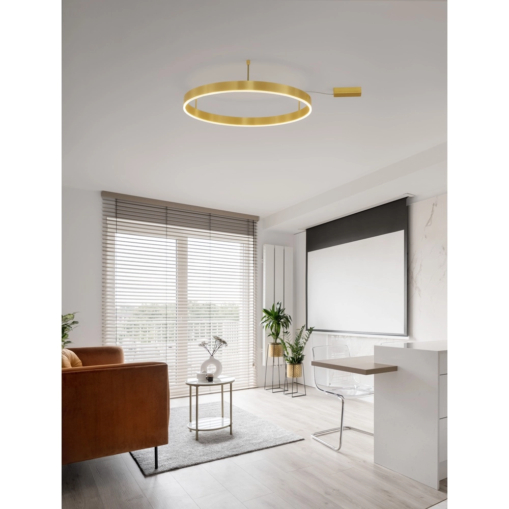 Plafondlamp Motif goud Ø 80cm Lyora 5212017442987