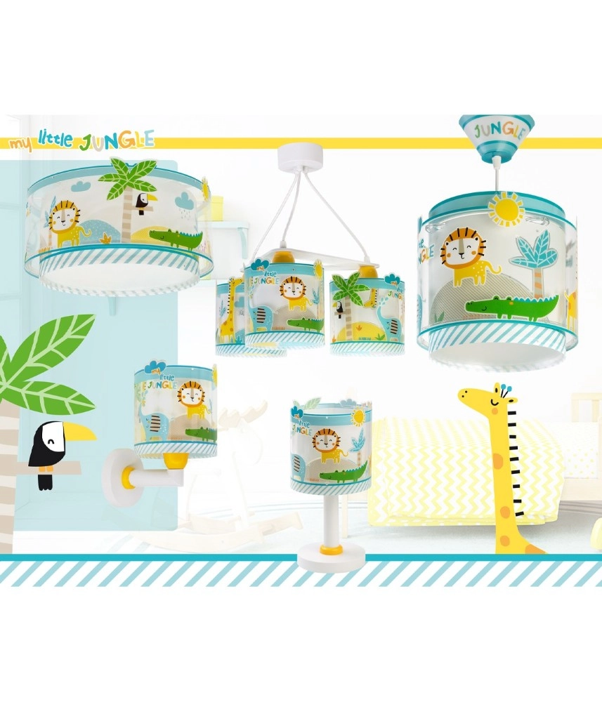 Kinderkamer wandlampje Little Jungle Dalber 8420406761190