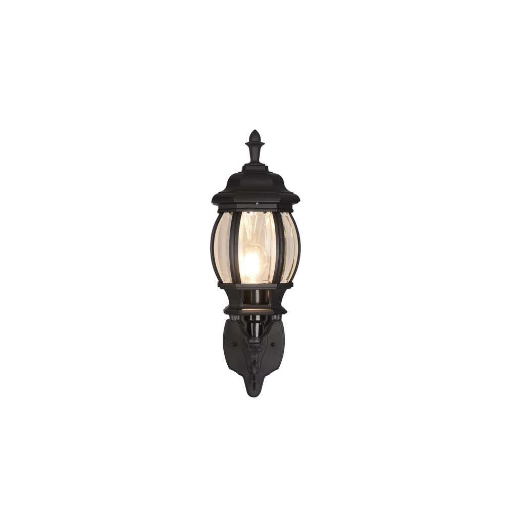 Klassieke wandlamp Elvo zwart Trio 4017807543803