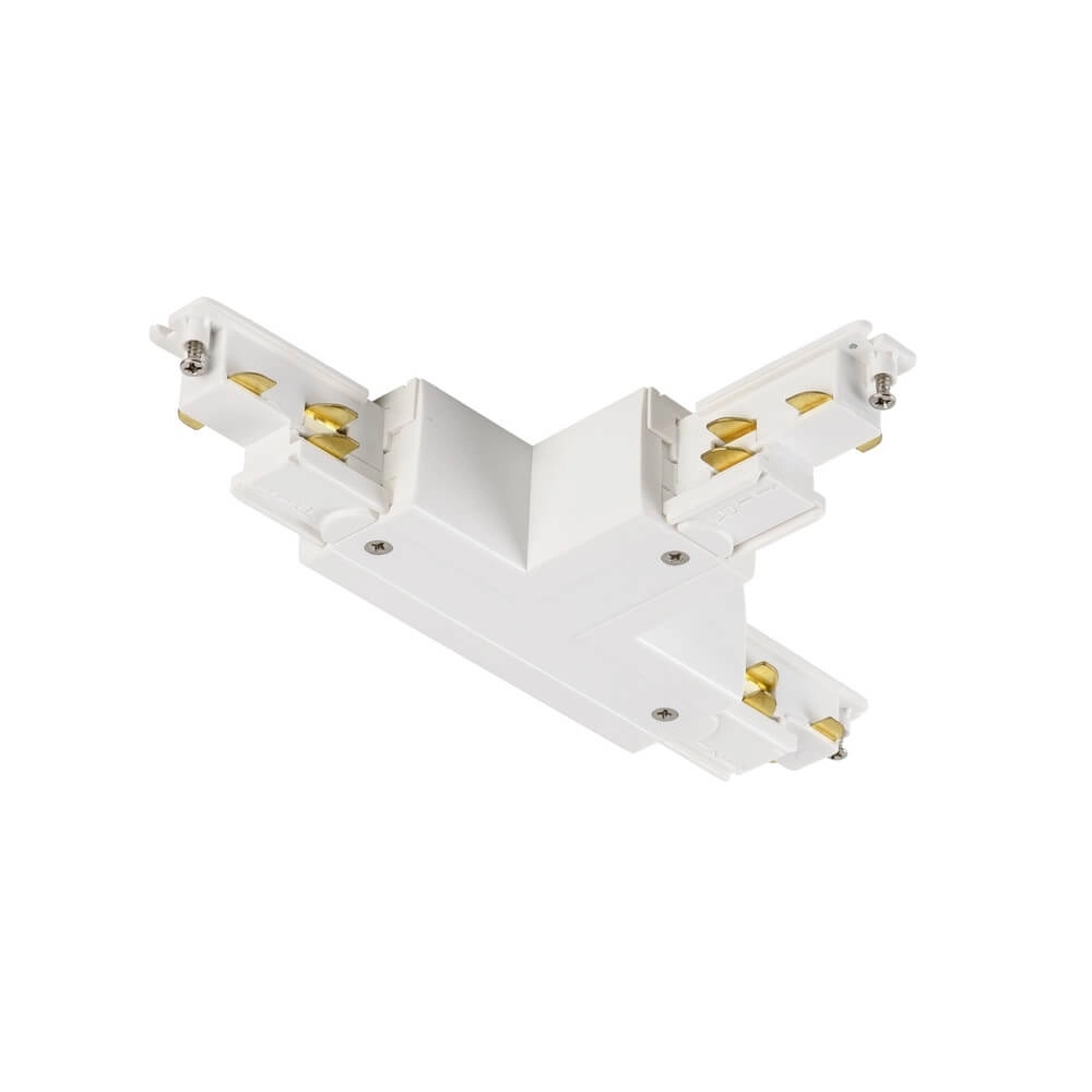 Verstelbare S-Track T-connector links DALI wit