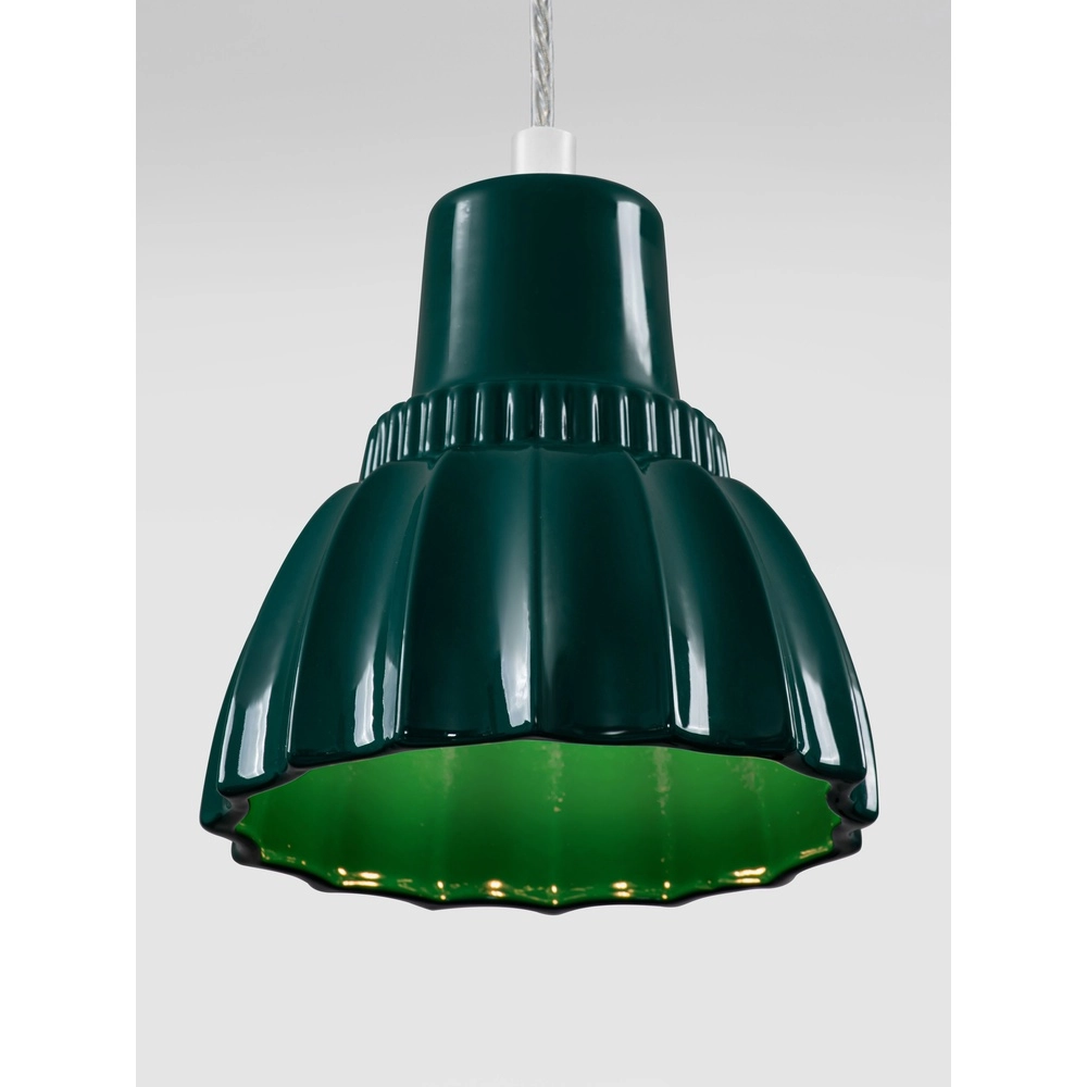 Hanglamp Picco wit met groen Lyora 5212017495396