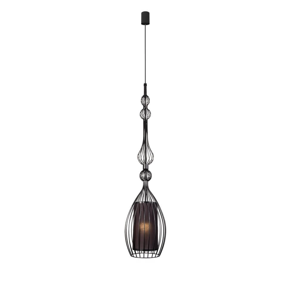Handlamp met stof Abi Ø 22cm Lyora 5903139886499