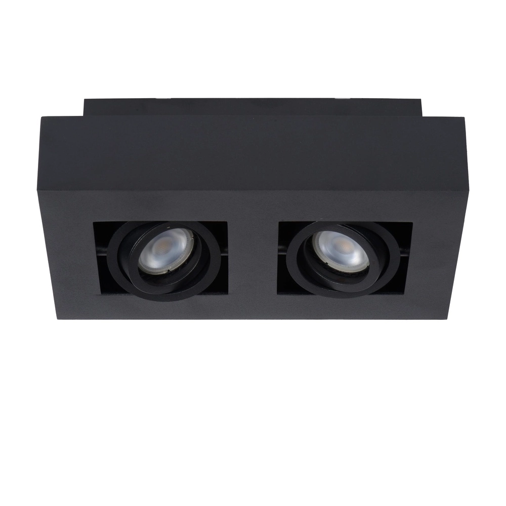 Plafondspot Xirax 2 x 5W zwart