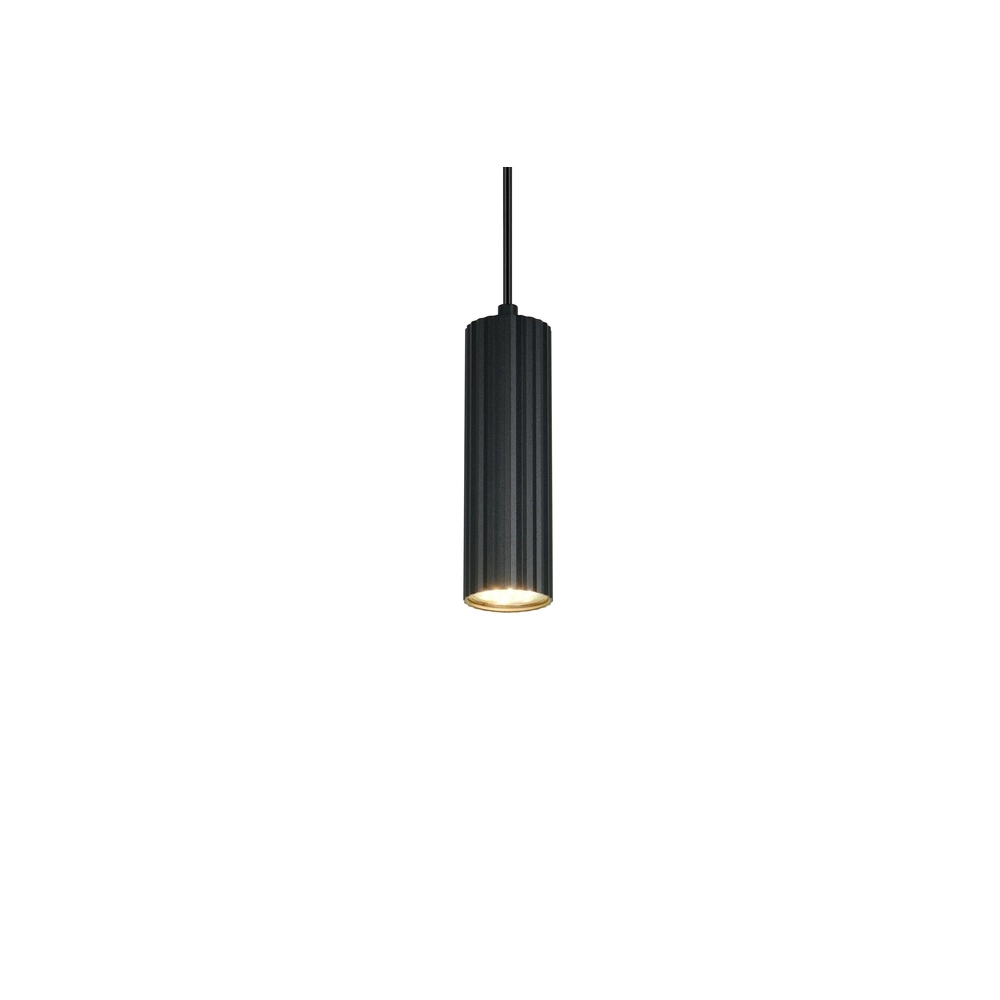 Design hanglamp Soka Ø 9cm zwart Trio 4017807658477