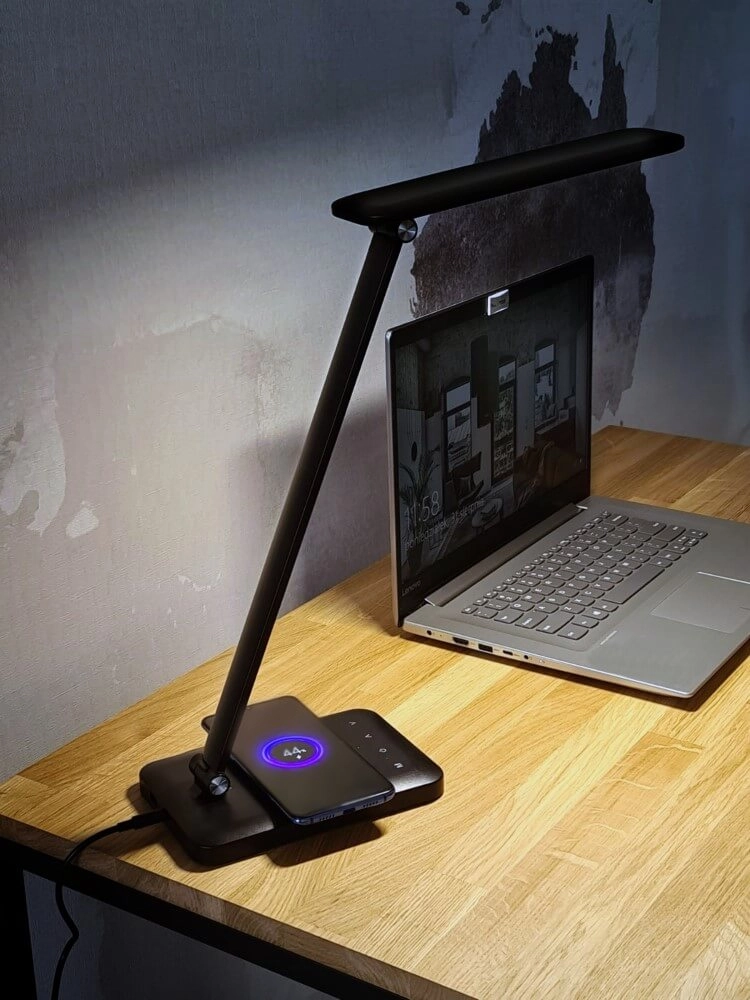 Led bureaulamp Style Led met smartphone lader Lyora 5903139840491