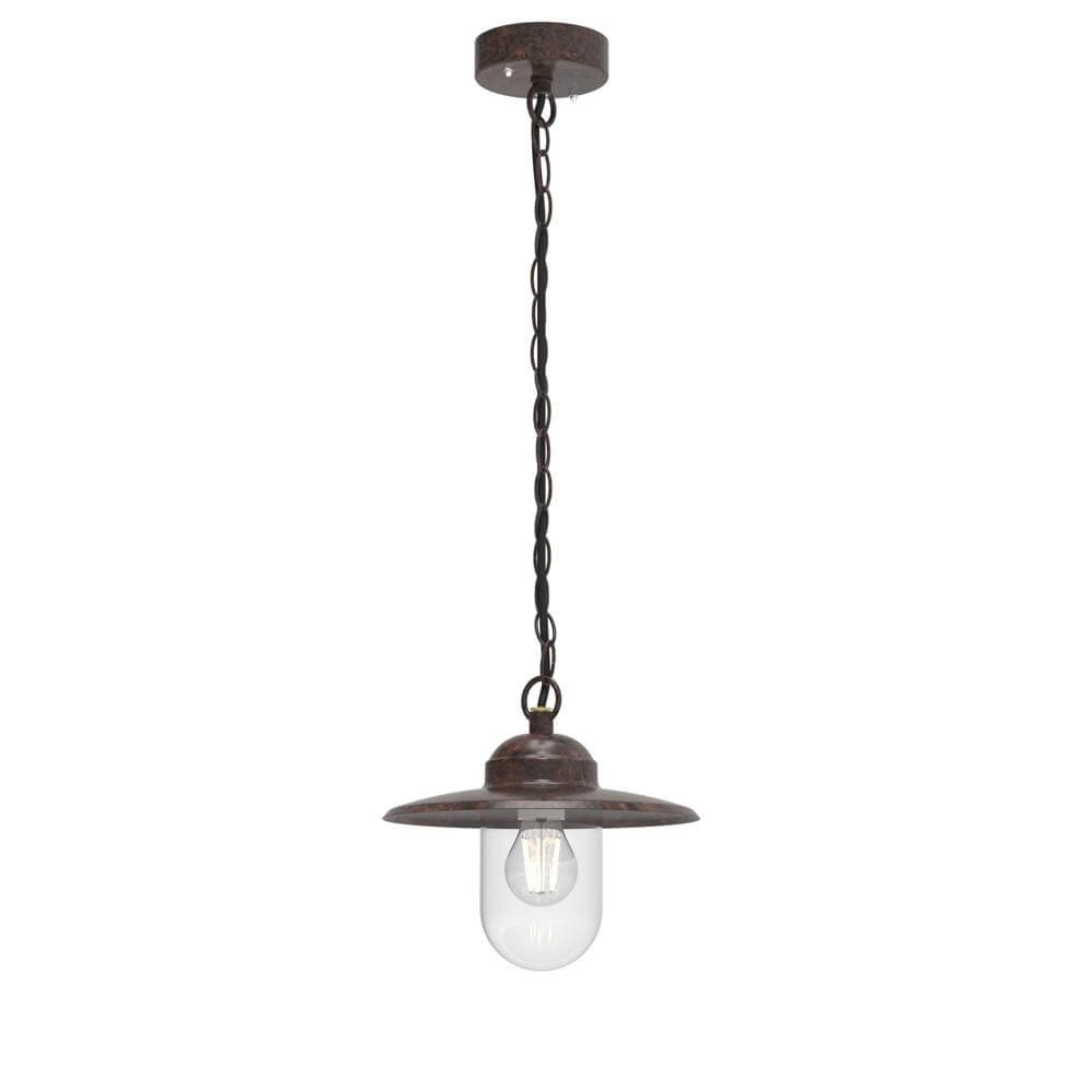 Wandlamp Luxembourg roestbruin kust IP-waarde
