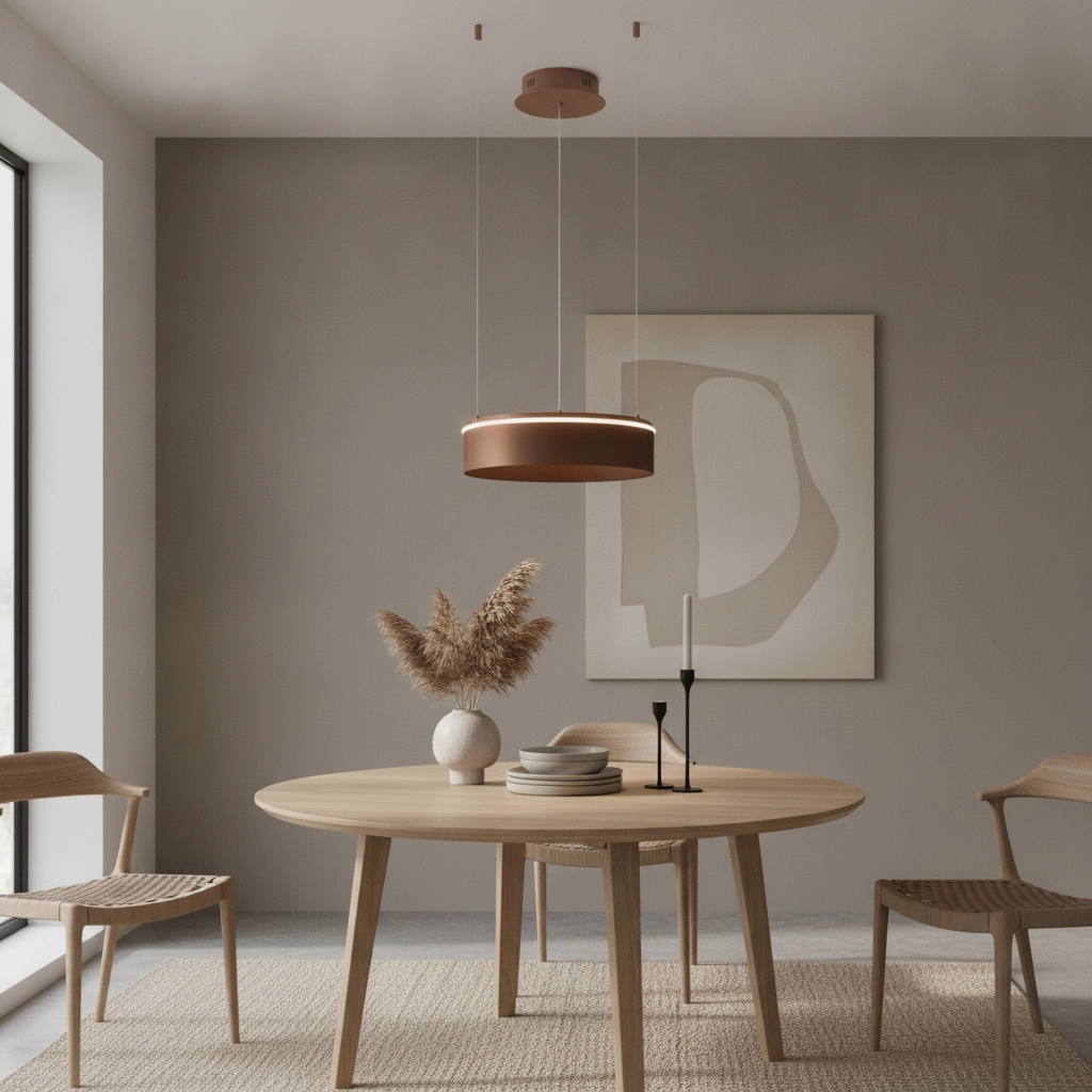 Moderne hanglamp Olivia bruin Ø 40cm